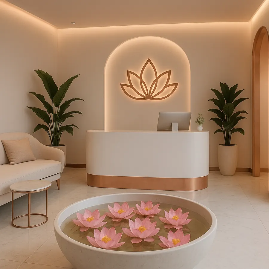 Sảnh chờ Hoa Sen Spa